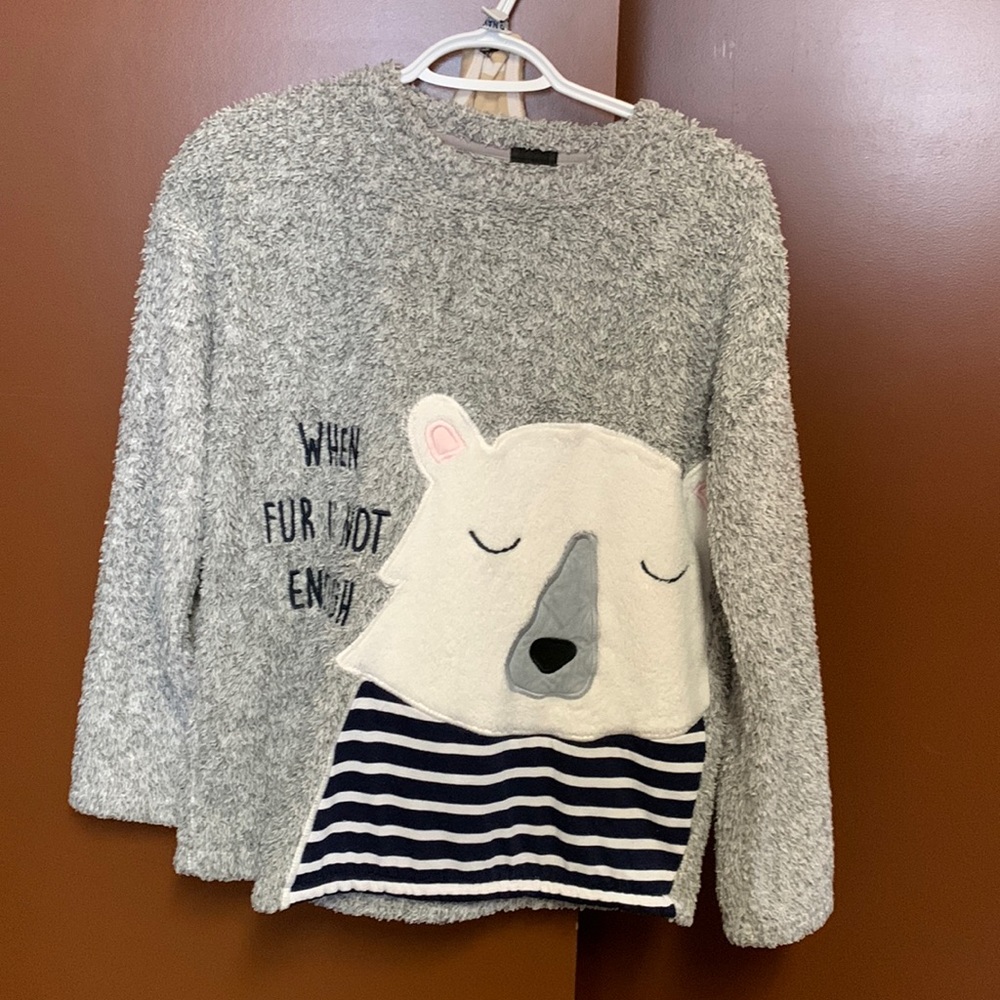 Sweet winter PJ top